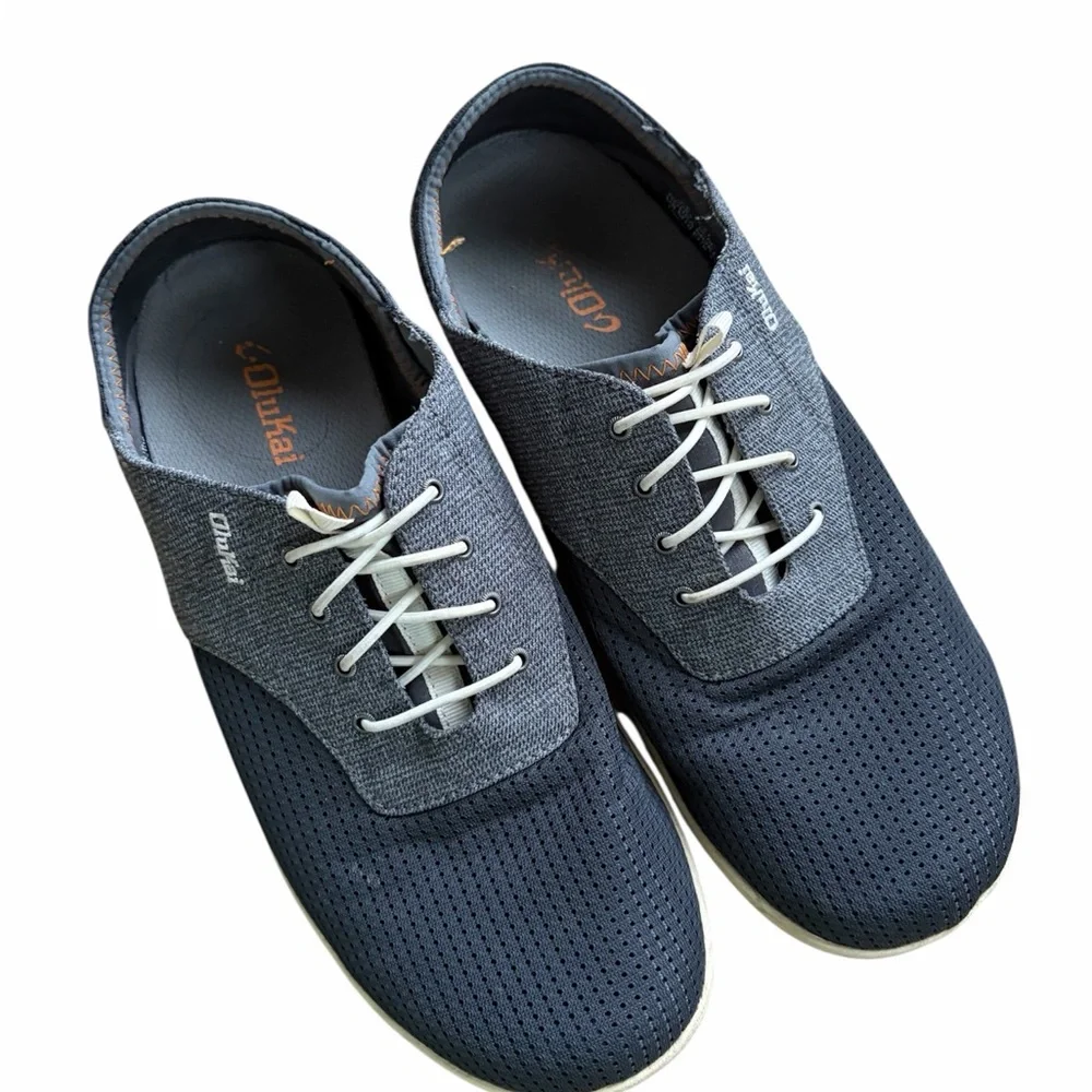 OluKai Nohea‎ Moku Men's Two-Tone Gray Sneakers Sz 10
